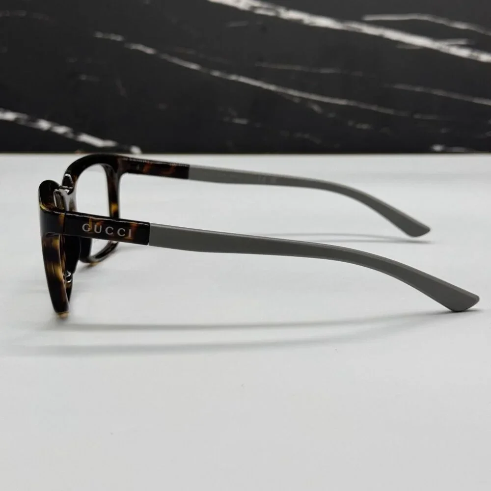 NEW GG1738O 002 GUCCI EYEGLASSES HAVANA/GREY MEN EYEWEAR GUCCI